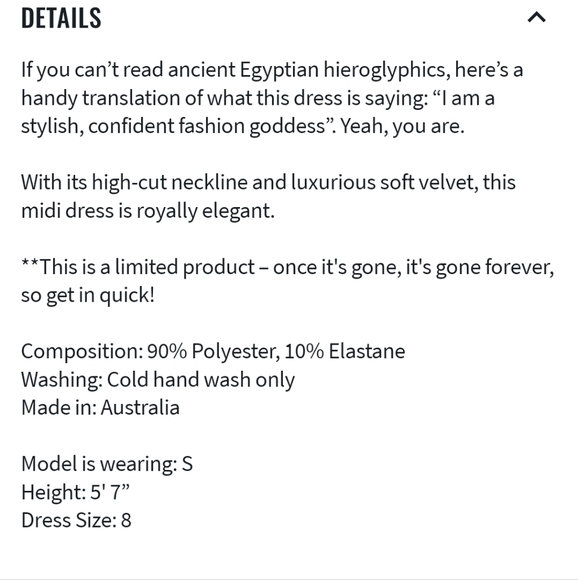 HIEROGLYPHICS GOLD VELVET PRINCESS MIDI DRESS - LIMITED - Picture 2 of 2